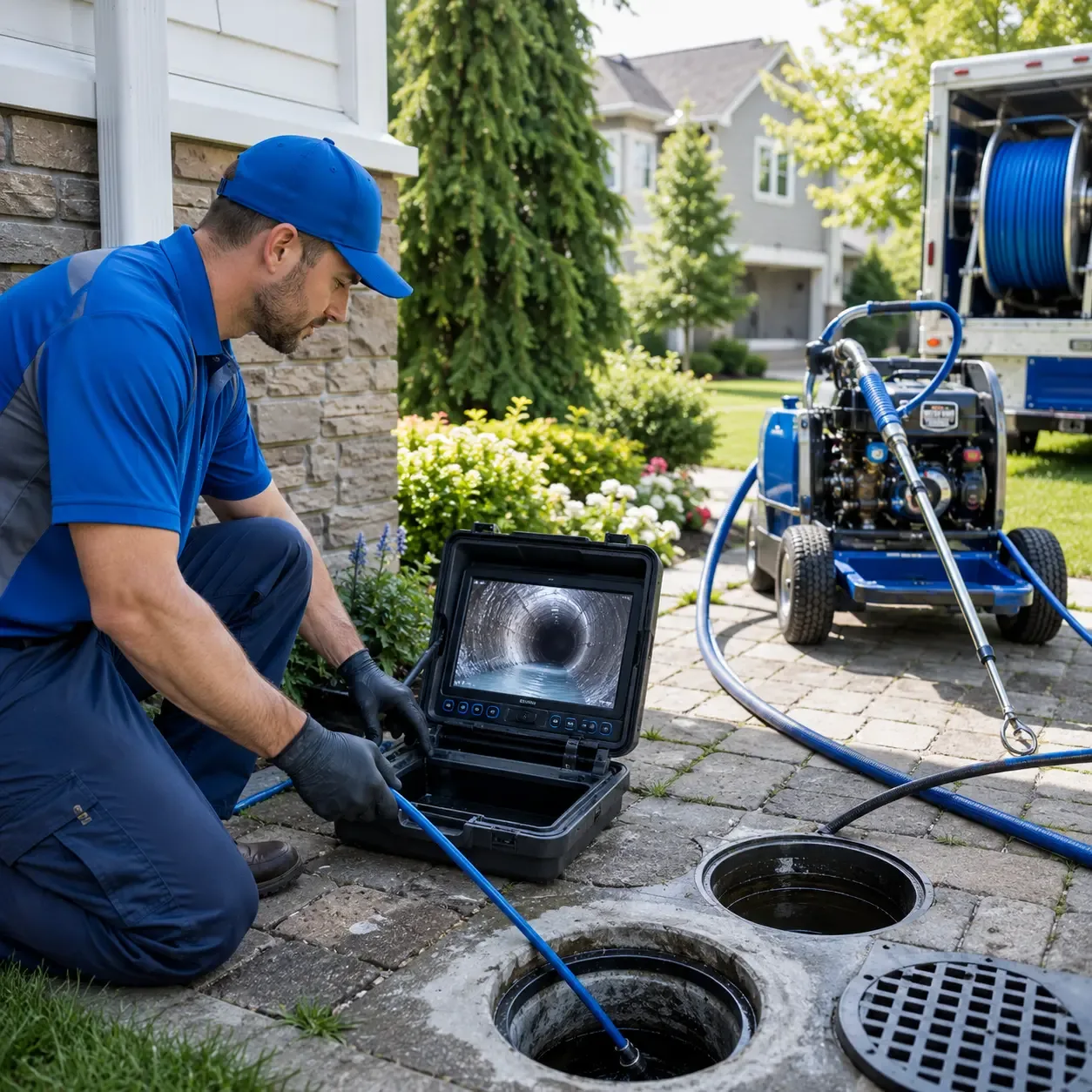 Outdoor drain cleaning professionals serving Port Monmouth, NJ